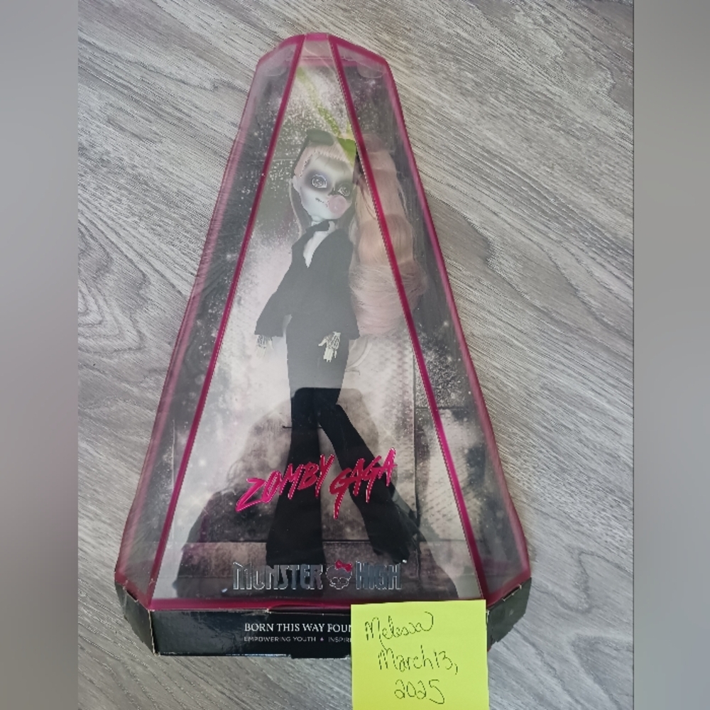 Zombie Gaga Doll in Black Suit